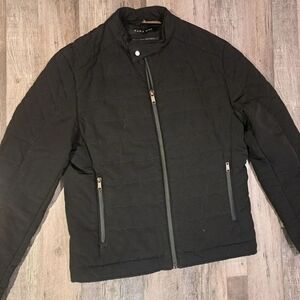 Zara Men's Black Puffer Jacket